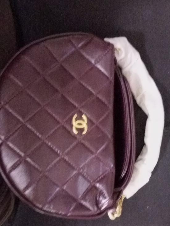 Handbags - Chanel Quilted Leather Crossbody Bag in Deep Burgundy